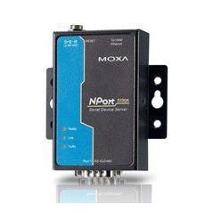 "Reliable Moxa NPORT Device Server 12-48VDC - Model 41647 for Seamless Connectivity"